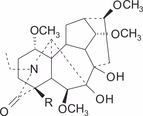 Oxidation products of the alkaloid lycoctonine