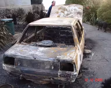 Burnt Car