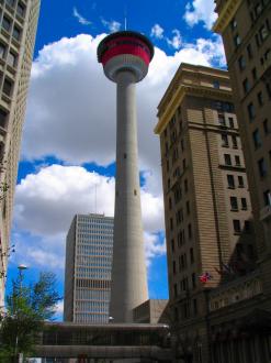 The Calgary Tower.