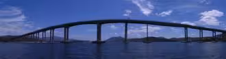 The main bridge into Hobart