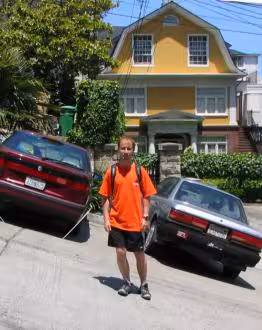 Me (Ryan Hellyer) on the steepest street in San Francisco