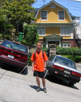 Me (Ryan Hellyer) on the steepest street in San Francisco