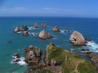 The rocks at Nugget Point