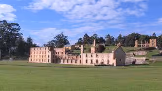 The ruins of Port Arthur