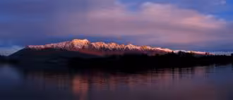 Lake Wakatipu from Queenstown ice rink: Aardwolfs Ice Hockey Club Southern Migration