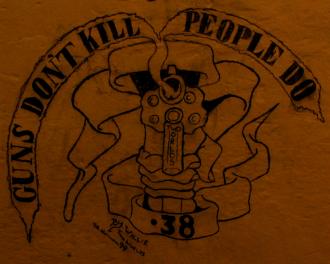 Addington Prison: Willy Two Worlds “Guns don’t kll, people do”