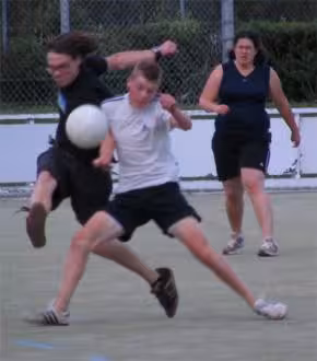 Graeme getting rough