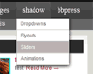 Animating your dropdown menu