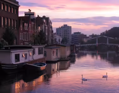 Leiden sunset