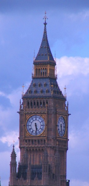 Big Ben in London.