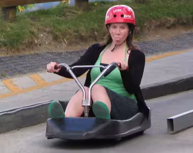 Luging in Queenstown