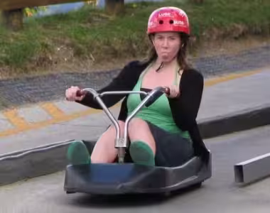 Luging in Queenstown