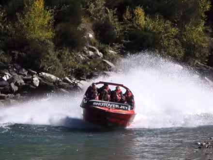 ... but throw in a jetboat and things become less idyllic and more action packed!