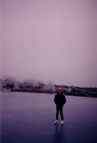 Me on the Manorburn dam bottom basin in 1990