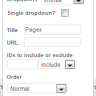 Removing page URLs in PixoPoint Menu plugin for WordPress