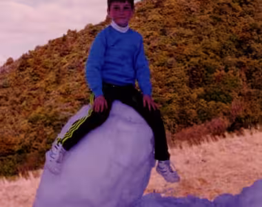 Avalanche boulder