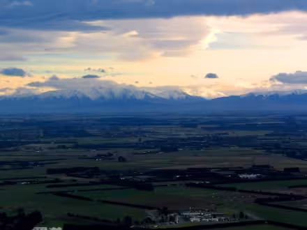 Southern Alps and Canterbury plains