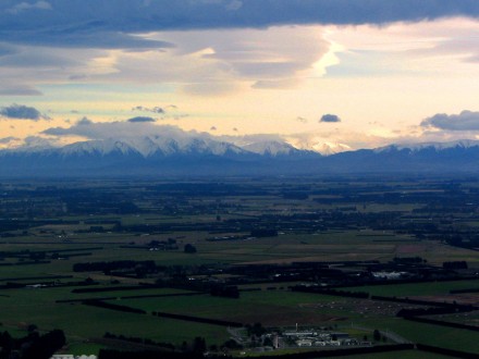 Southern Alps and Canterbury plains
