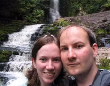 Sarah and I at the Catlins
