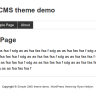 Simple CMS theme update