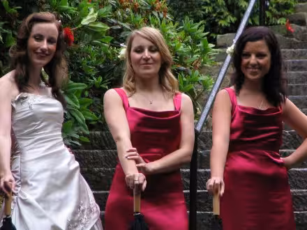 From left: Lauren McLennan, Claire Woolley and Hailey Potter