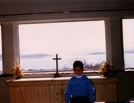 Stupid church my mum forced me to have my photo taken at by Lake Tekapo