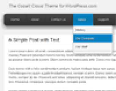 CobaltCloud theme for WP.com
