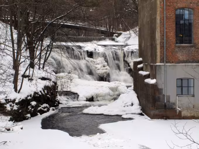 Waterfall in Oslo, Norway