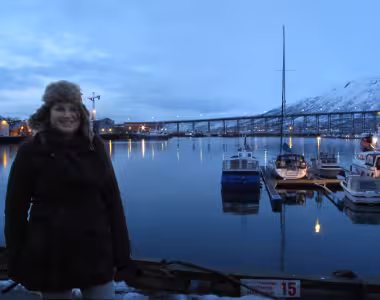 Tromsø at dusk