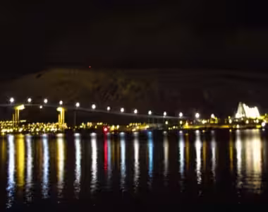 Tromsø at night
