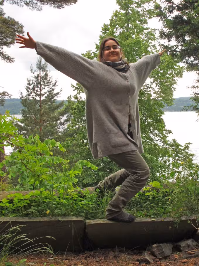 Eva being beautiful at Ingierstrand