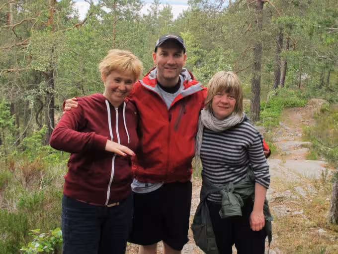 Irene, Ryan Hellyer and Ingvild