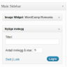 First and last widget classes