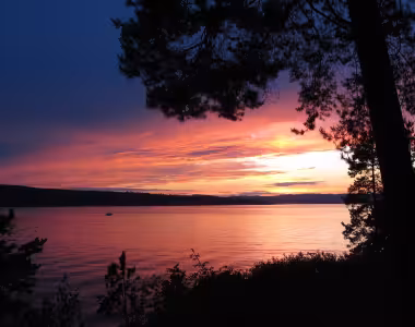 Sunset near Ingierstrand