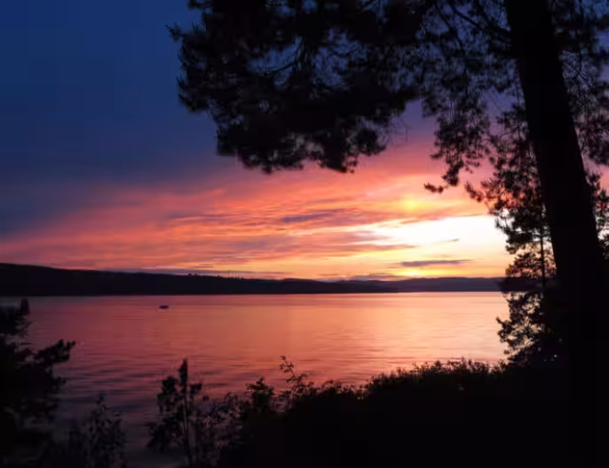 Sunset near Ingierstrand