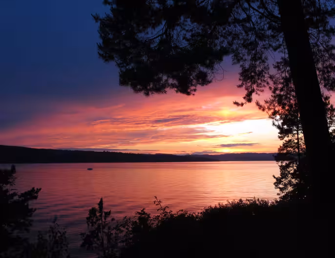 Sunset near Ingierstrand