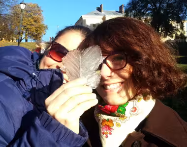 Ice leaf