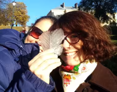 Ice leaf