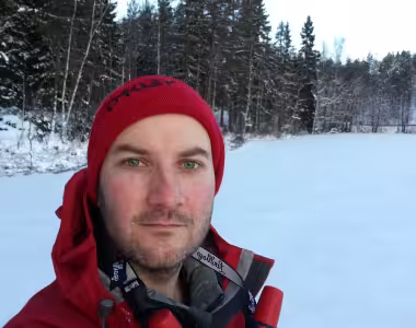Skating on Kringlevann at last