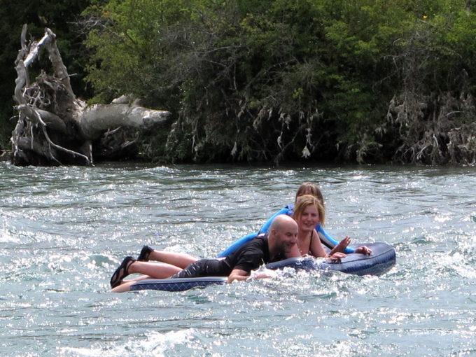 Rafting with Melissa and Ashley