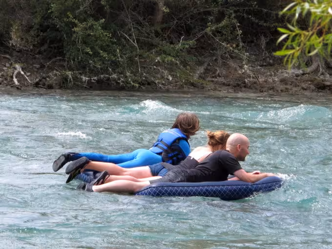 Rafting with Melissa and Ashley