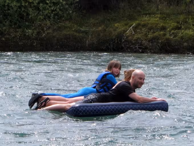 Rafting with Melissa and Ashley
