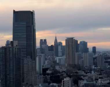 Tokyo city at dusk
