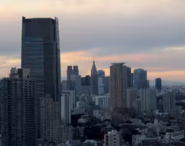 Tokyo city at dusk