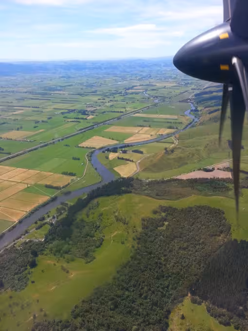 View towards Dunedin