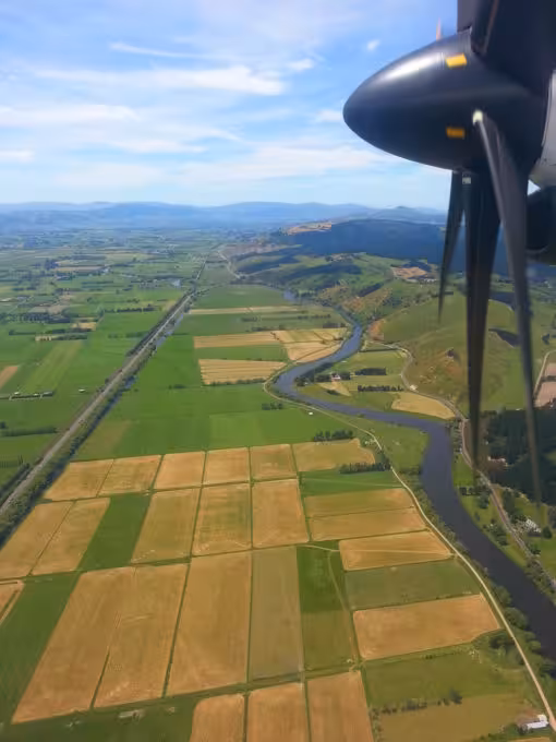 View towards Dunedin