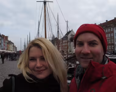 Harriet and I at Nyhavn