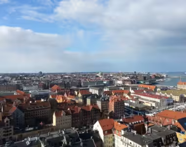 View of København from on top of Vor Frelsers Kirke