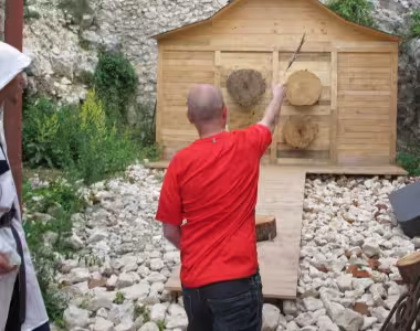 Axe throwing