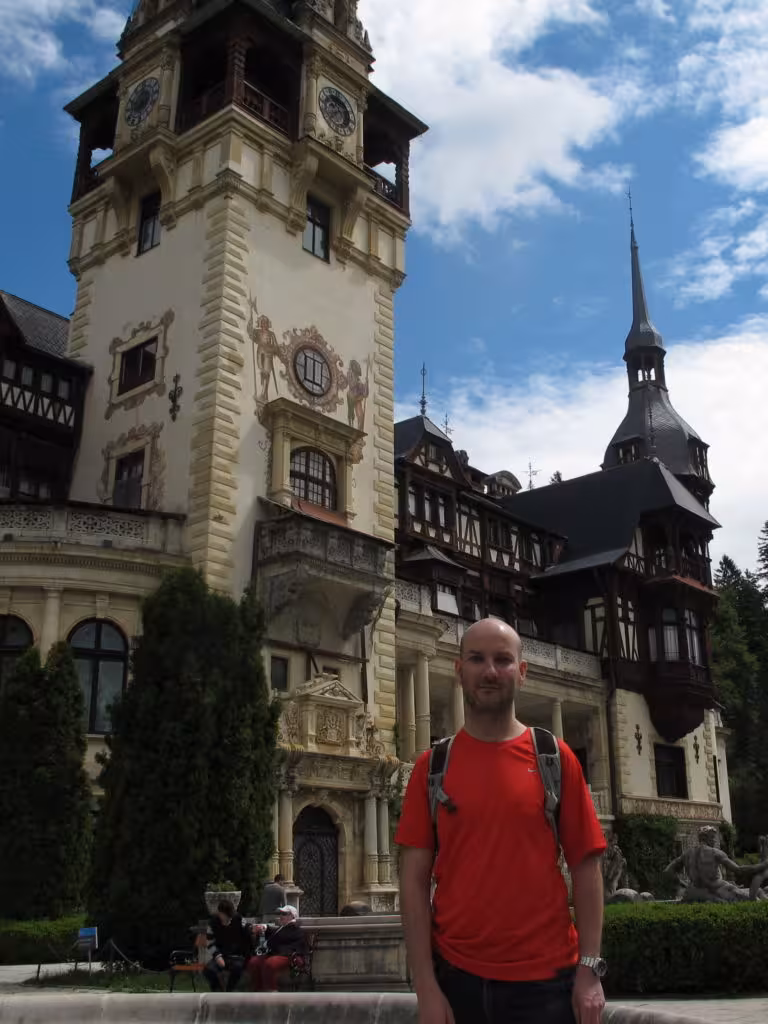 Me (Ryan Hellyer) at Peles castle